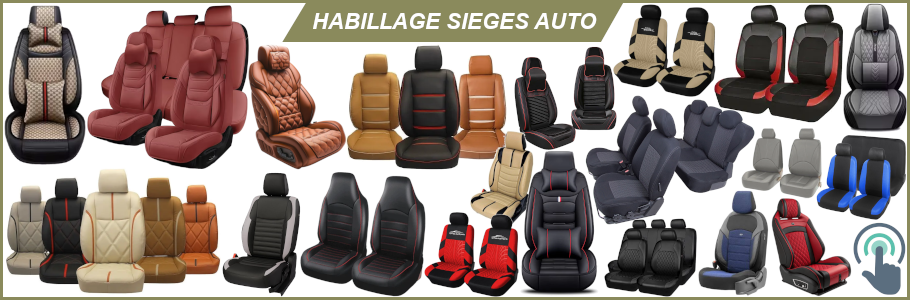 Habillage/housse sièges auto